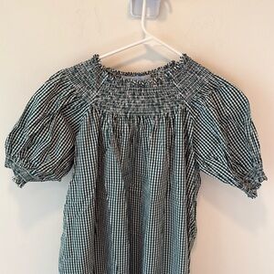 Hill House Home Nap Dress | Green Gingham | Medium